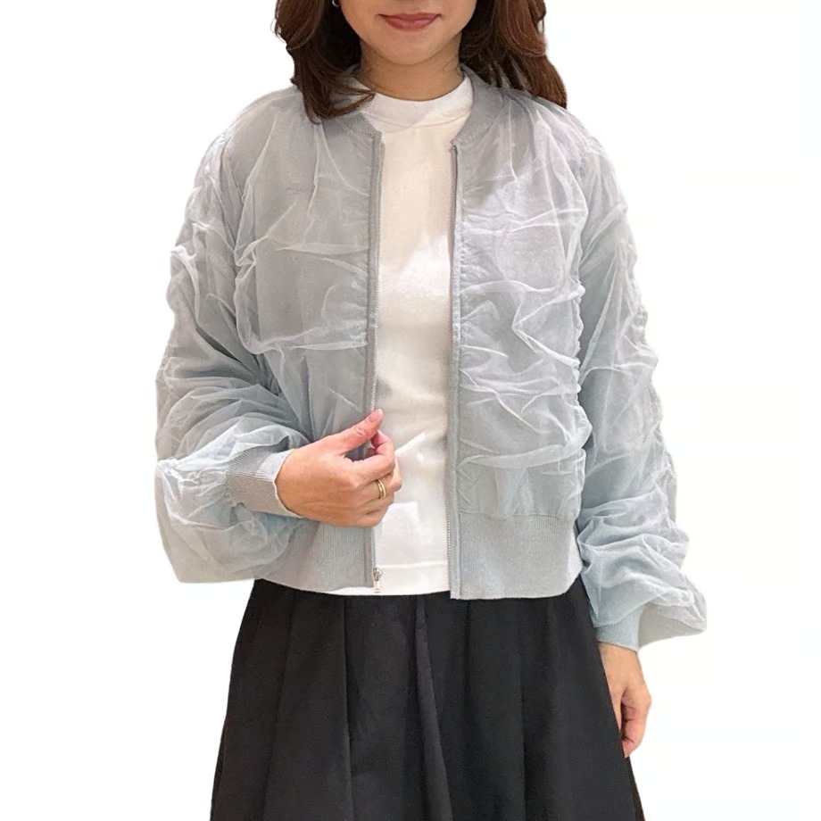 再入荷 ニット ブルゾン - 画像 (2)