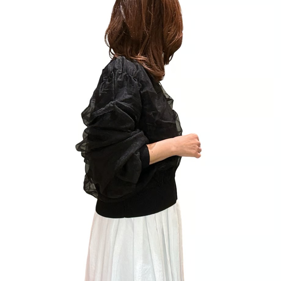 再入荷 ニット ブルゾン - 画像 (2)