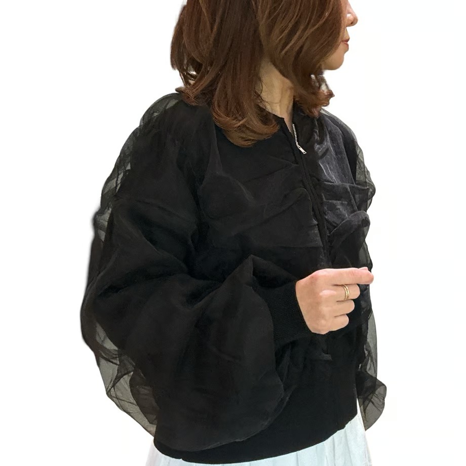 再入荷 ニット ブルゾン - 画像 (4)